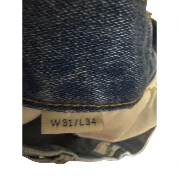 Wrangler Gant Rodeo Jeans W31 L34 Patchwork Colorblock Denim Pants Western